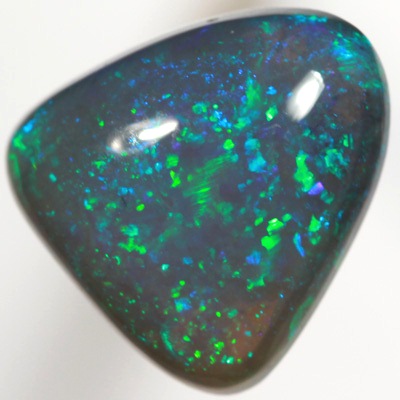 SOLID BLACK OPAL Double sided, sparkles on one side, rolling flashes on the other SEE VIDEOS